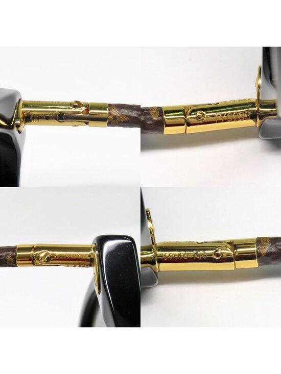 Louis Vuitton Sunglasses Fast Round Z1710 E Monogram Black main image 9